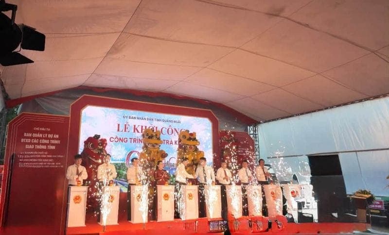 KHỞI CÔNG CẦU TRÀ KHÚC 1 – DẤU MỐC MỚI TRÊN HÀNH TRÌNH KIẾN TẠO HẠ TẦNG QUẢNG NGÃI